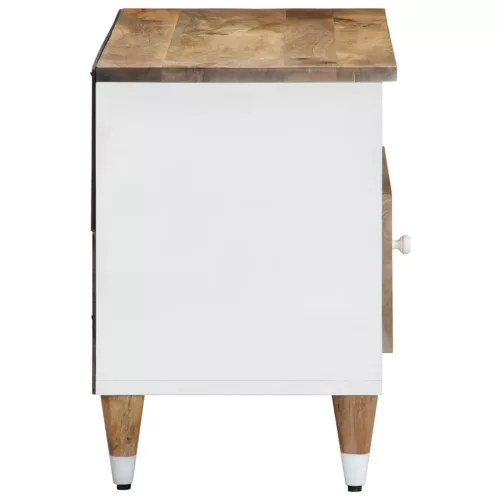  tömör mangófa TV-szekrény80x33,5x46 cm