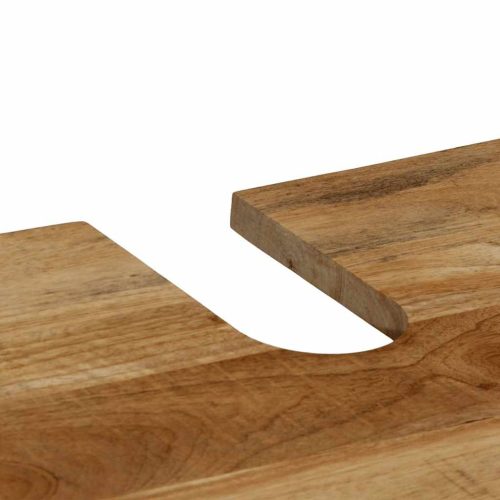  tömör mangófa fürdőszobai mosdószekrény 62 x 33 x 58 cm