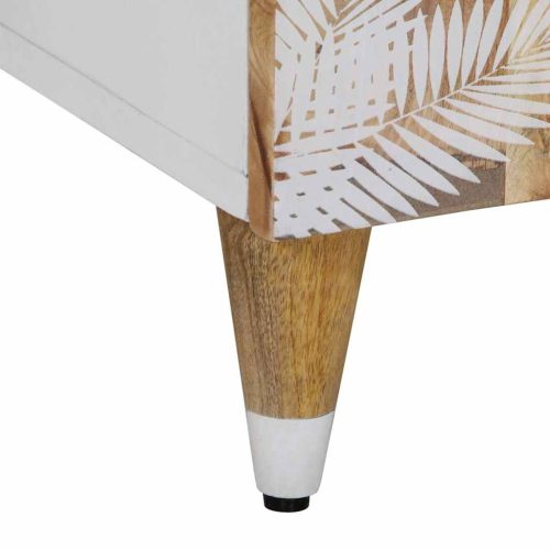  tömör mangófa fürdőszobai mosdószekrény 62 x 33 x 58 cm