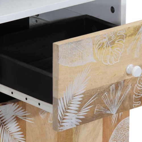  tömör mangófa fürdőszobaszekrény 38 x 33,5 x 160 cm