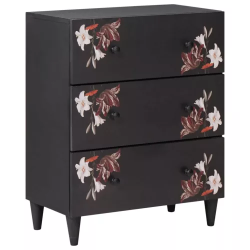  Tároló szekrények Sokszínű 60 x 33,5 x 75 cm Tömör Mangófát