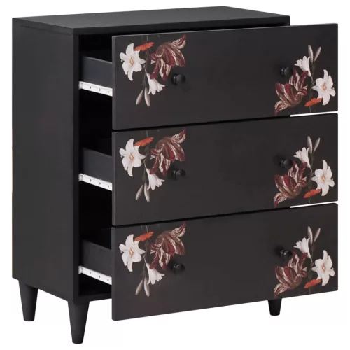  Tároló szekrények Sokszínű 60 x 33,5 x 75 cm Tömör Mangófát