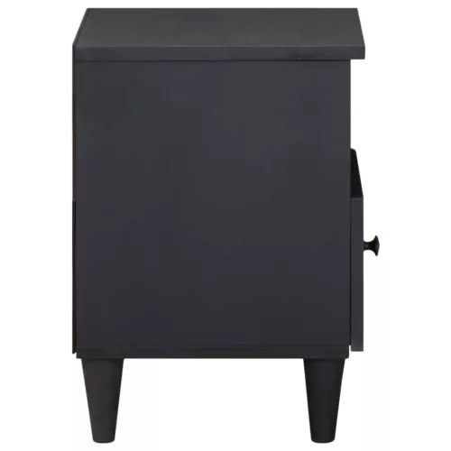  Éjjeli asztal 2 pcs Barna 40 x 33 x 46 cm Tömör Mangófát