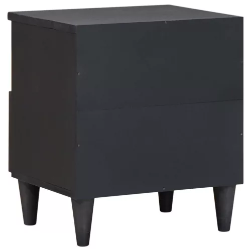  Éjjeli asztal 2 pcs Barna 40 x 33 x 46 cm Tömör Mangófát