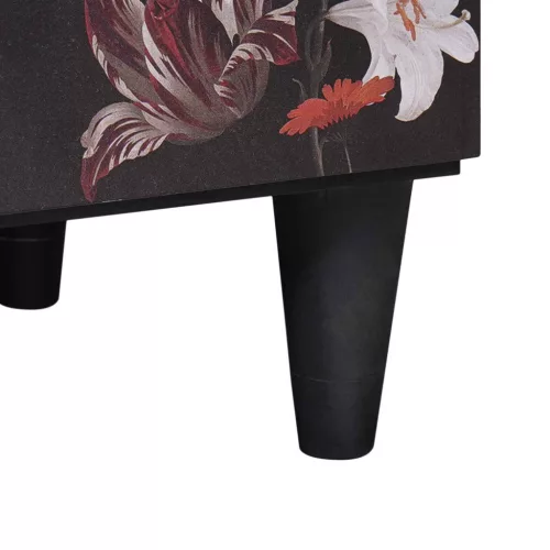  Éjjeli asztal 2 pcs Barna 40 x 33 x 46 cm Tömör Mangófát