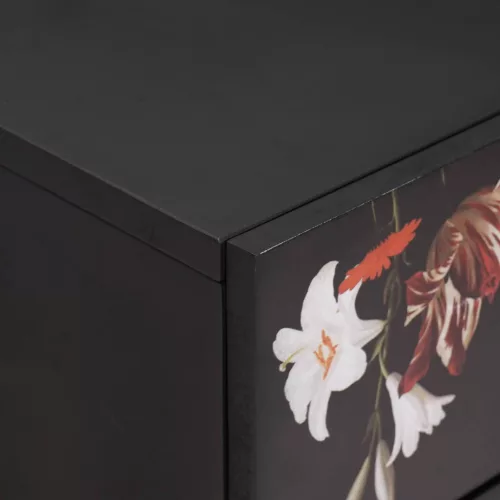  Éjjeli asztal fiókkal Sokszínű 50 x 33 x 60 cm Tömör Mangófát