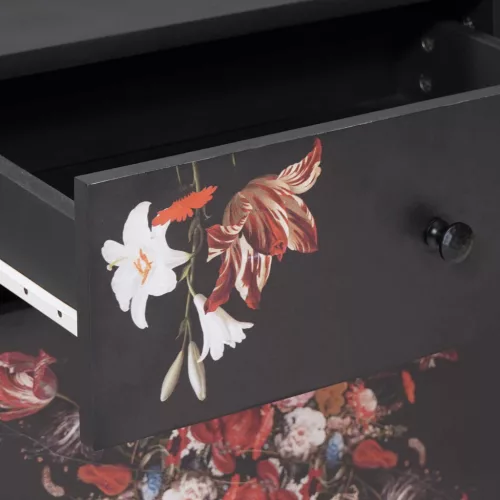  Éjjeli asztal fiókkal Sokszínű 50 x 33 x 60 cm Tömör Mangófát