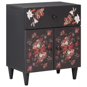    Éjjeli asztal fiókkal Sokszínű 50 x 33 x 60 cm Tömör Mangófát