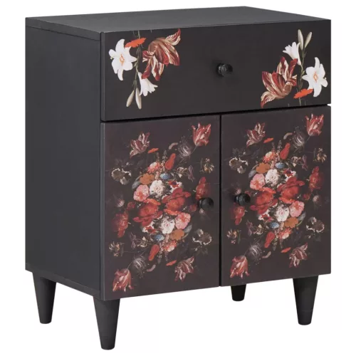  Éjjeli asztal fiókkal Sokszínű 50 x 33 x 60 cm Tömör Mangófát