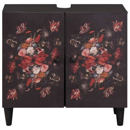  Mosdókagyló szekrény Sokszínű 62 x 33 x 58 cm Tömör Mangófát