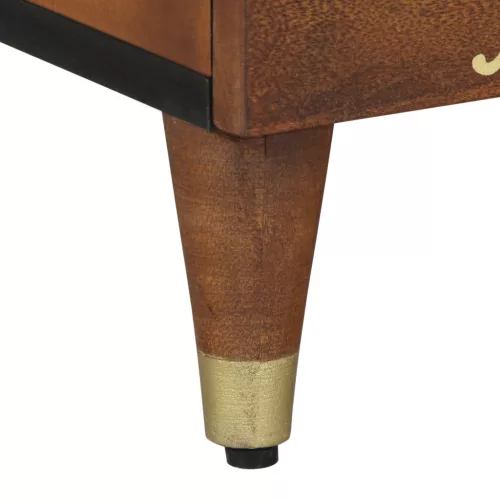  Éjjeli Asztal 40x33x46 cm Tömör Mangófa