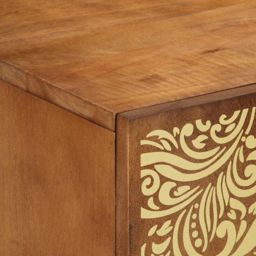  TV szekrény 105x33x46 cm Tömör mangófából