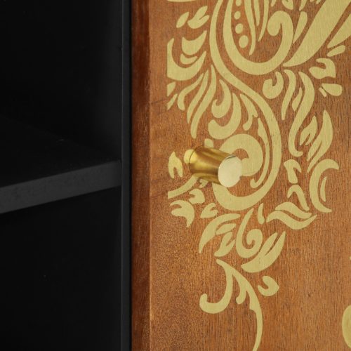  TV szekrény 105x33x46 cm Tömör mangófából