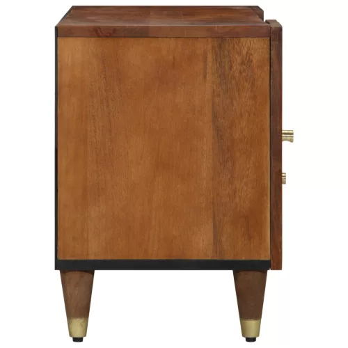  TV Szekrény 105x33x46 cm Tömör Mangófából