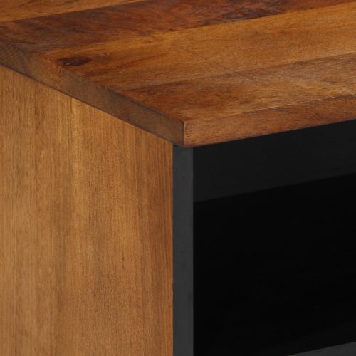  TV Szekrény 100x33x46 cm Tömör Mangófa