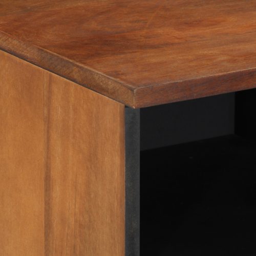  TV Szekrény 100x33x46 cm Tömör Mangófából