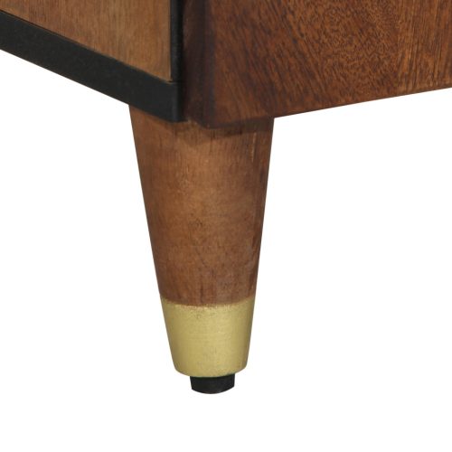  oldalszekrény 38x33x160 cm tömör mangófából