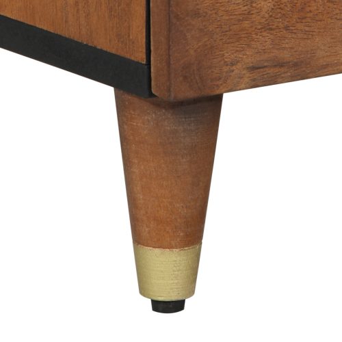  Tálca Mézbarna Tömör Fa 40 x 33 x 75 cm Tálca Négyszögletes