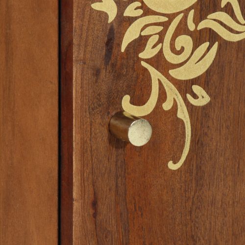  Oldalszekrény 40x33x75 cm Szilárd Mangófából