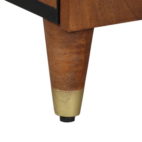  Oldalszekrény 40x33x75 cm Szilárd Mangófából