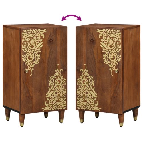  Oldalszekrény 40x33x75 cm Szilárd Mangófából