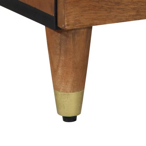  Médiatároló Szekrények és Polcok Mézesbarna Tömör fa Közepes