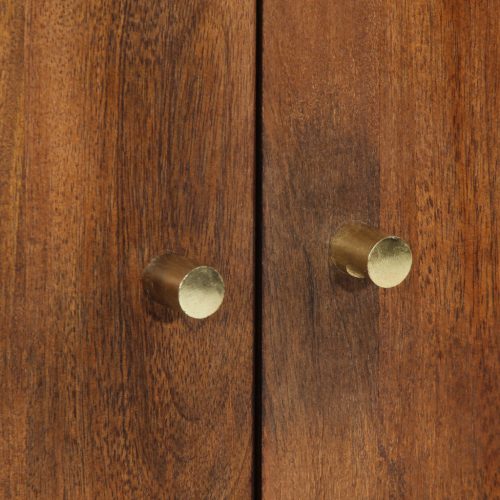  Tálalószekrény 60x33x100 cm Tömörfa Mangó