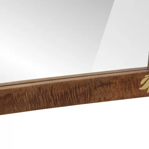  Fürdőszobai Tükör 50x70x3 cm Tömör Mangófából