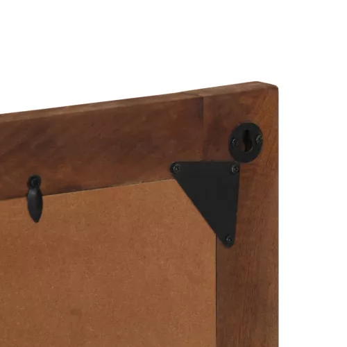  Fürdőszobai Tükör 50x70x3 cm Tömör Mangófából