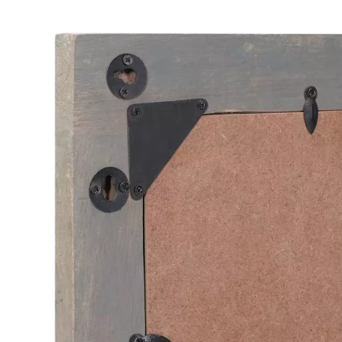  Fürdőszobai tükör tükörrel Szürke és Ezüst 50 x 70 x 3 cm