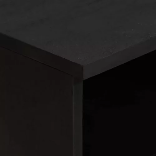  TV szekrény fiókkal Fekete 70 x 33 x 46 cm Tömör Mangófát