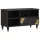  TV szekrény fiókkal Fekete 80 x 33 x 46 cm Tömör Mangófát