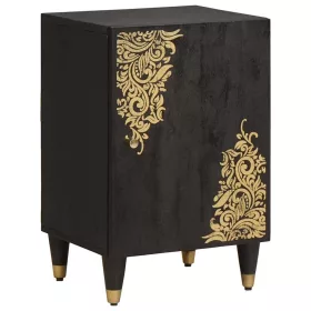    Fürdőszoba Székény Fekete 38 x 33 x 58 cm Tömör Mangófát