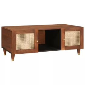    Dohányzóasztalok Barna 100 x 54 x 40 cm Kanna és tömör mango fa