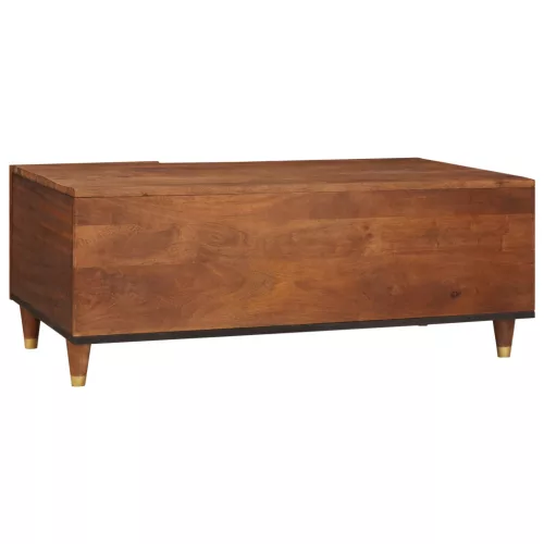  Dohányzóasztalok Barna 100 x 54 x 40 cm Kanna és tömör mango fa