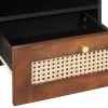  Dohányzóasztalok Barna 80 x 54 x 40 cm Kanna és tömör mango fa