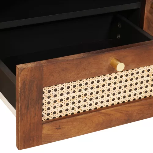  Média tárolószekrények és állványok fiókkal tárolóval ajtóval Barna