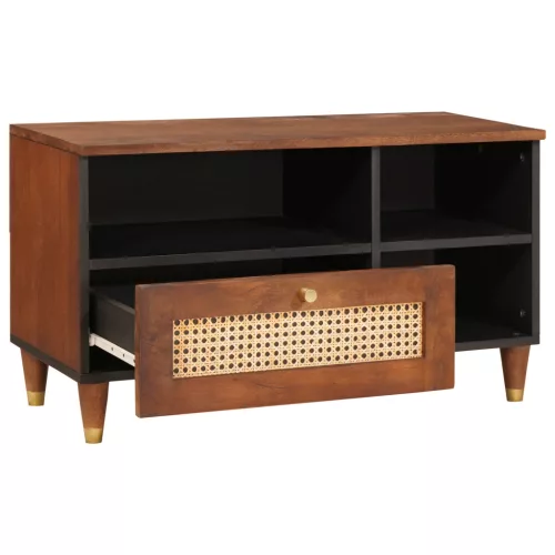  Média tárolószekrények és állványok fiókkal polcokkal tárolóval Barna