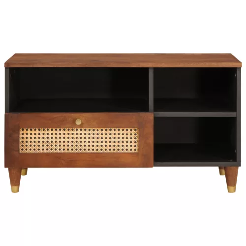  Média tárolószekrények és állványok fiókkal polcokkal tárolóval Barna