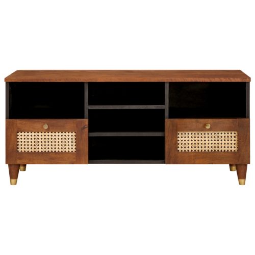  Média tárolószekrények és állványok fiókkal polcokkal tárolóval Barna