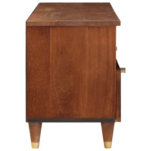  Média tárolószekrények és állványok fiókkal polcokkal tárolóval Barna