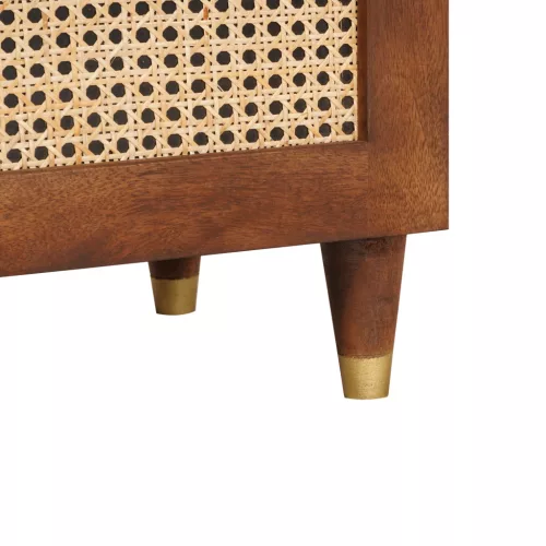  Fürdőszoba Székény polcokkal tárolóval ajtóval Barna 38 x 33.5 x 58 cm