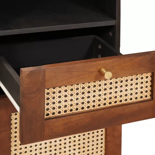  Széf Barna 38 x 33.5 x 160 cm Tömör Mangó Fa, Mérnöki Fa