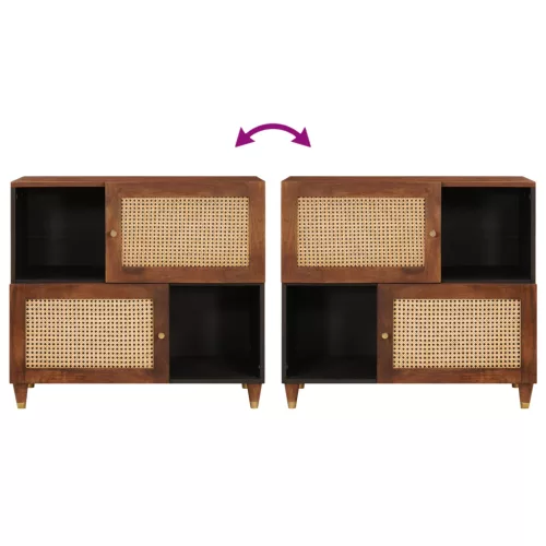  Média tárolószekrények és állványok tárolóval ajtóval Barna