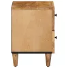  Éjjeli asztal 2 pcs Barna 40 x 33,5 x 46 cm Tömör Mangófát
