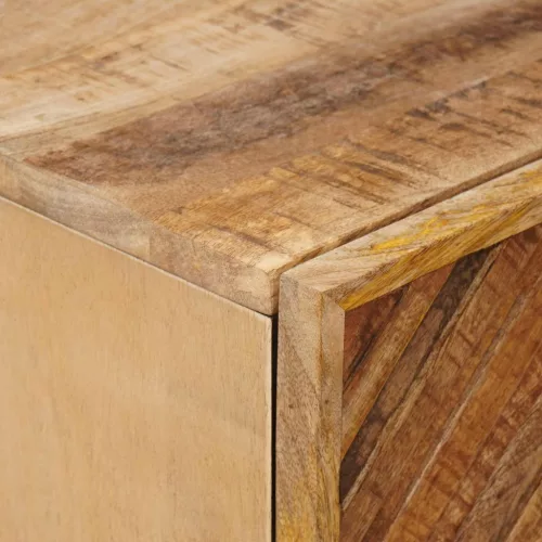  Éjjeli asztal 2 pcs Barna 40 x 33,5 x 46 cm Tömör Mangófát