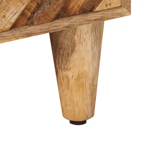  Éjjeli asztal 2 pcs Barna 40 x 33,5 x 46 cm Tömör Mangófát
