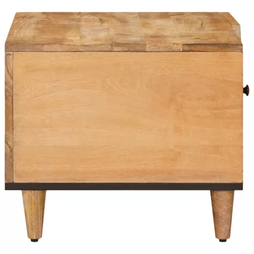  Dohányzóasztal Barna 80 x 50 x 40 cm Tömör Mangófát