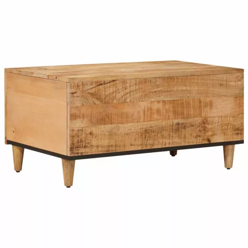  Dohányzóasztal Barna 80 x 50 x 40 cm Tömör Mangófát