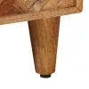  Dohányzóasztal Barna 80 x 50 x 40 cm Tömör Mangófát